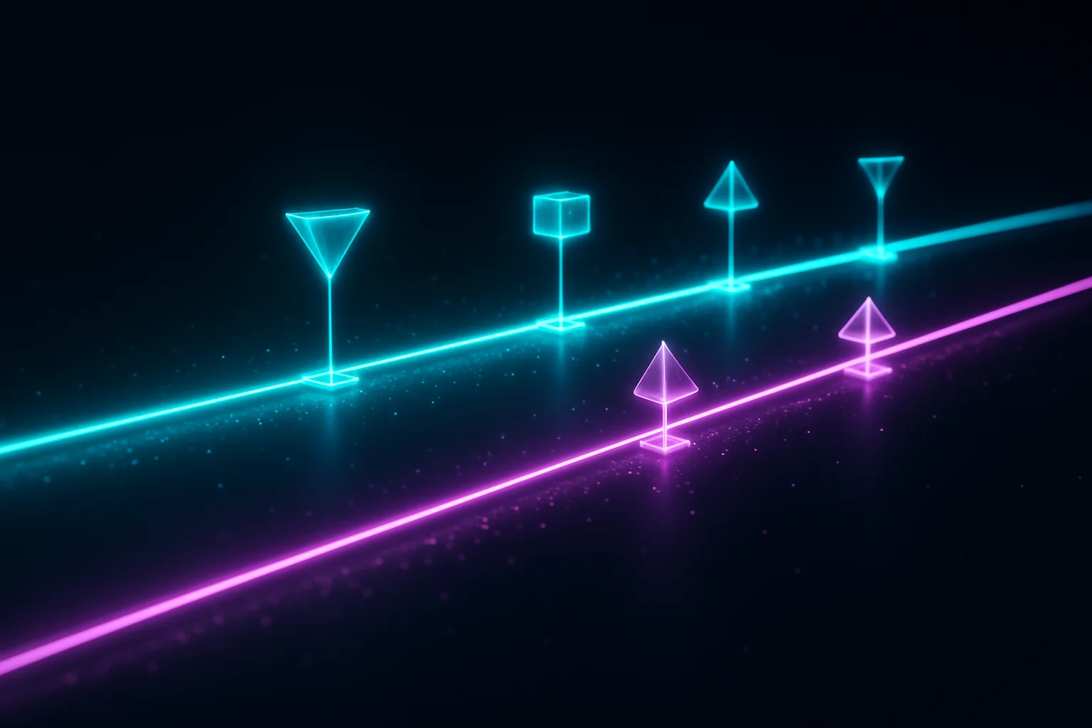 A horizontal timeline comparing traditional web latency thresholds (100ms instant, 1s noticeable, 3s abandon) with AI latency reality (500ms-60s), showing the perception gap that requires new design strategies
